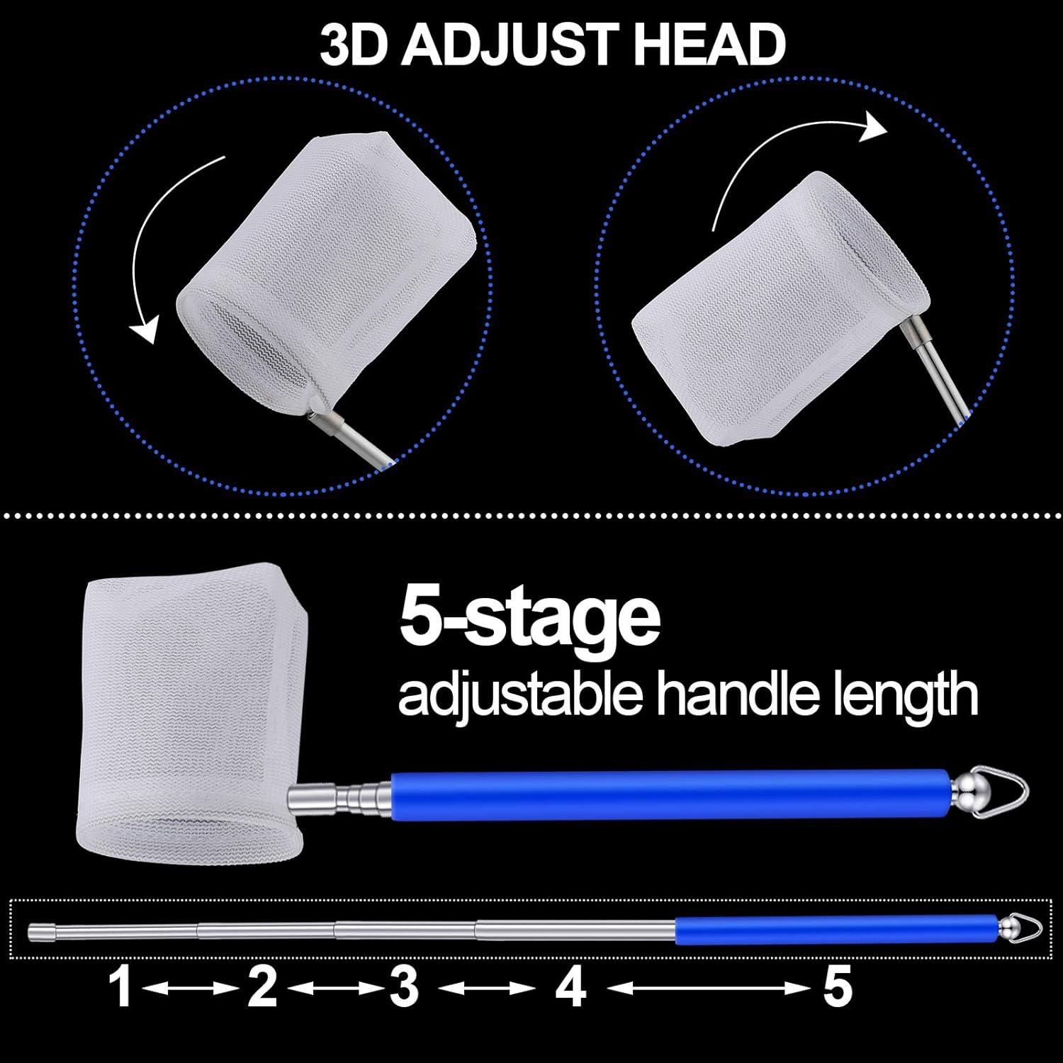 Red de Acuario para Camarones Sumind - 2 Piezas con Mango Extensible