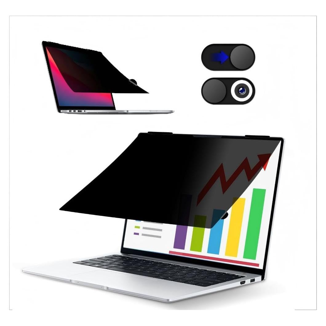 Filtro de Pantalla Privada JiSiTeCai 360° para MacBook 13"