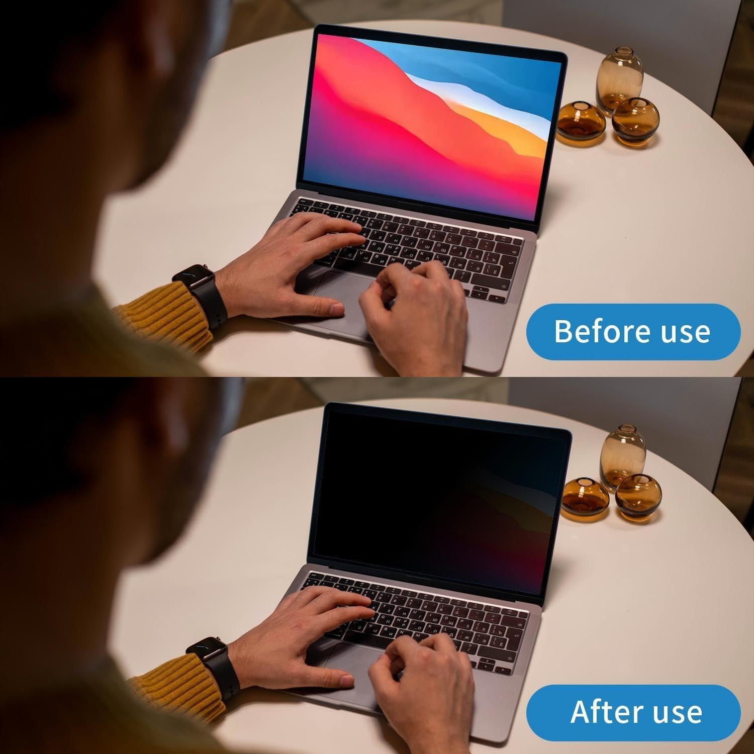 Filtro de Pantalla Privada JiSiTeCai 360° para MacBook 13"