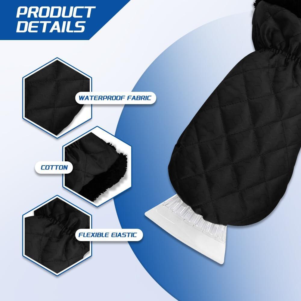 Raspador de Hielo con Guante Kutyun 38x18cm Impermeable