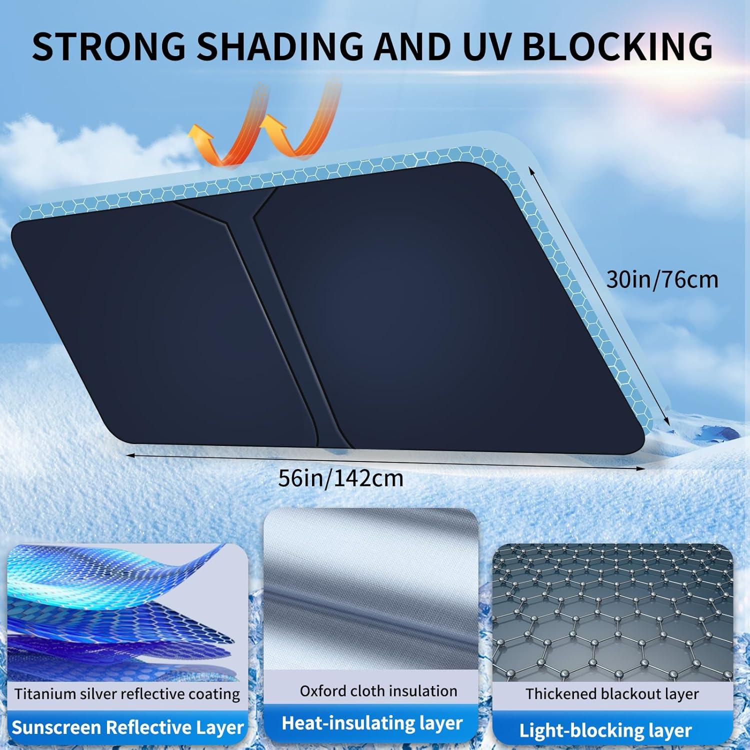 Parasoles para Parabrisas COFSODI 142x76 cm Doble Capa UV