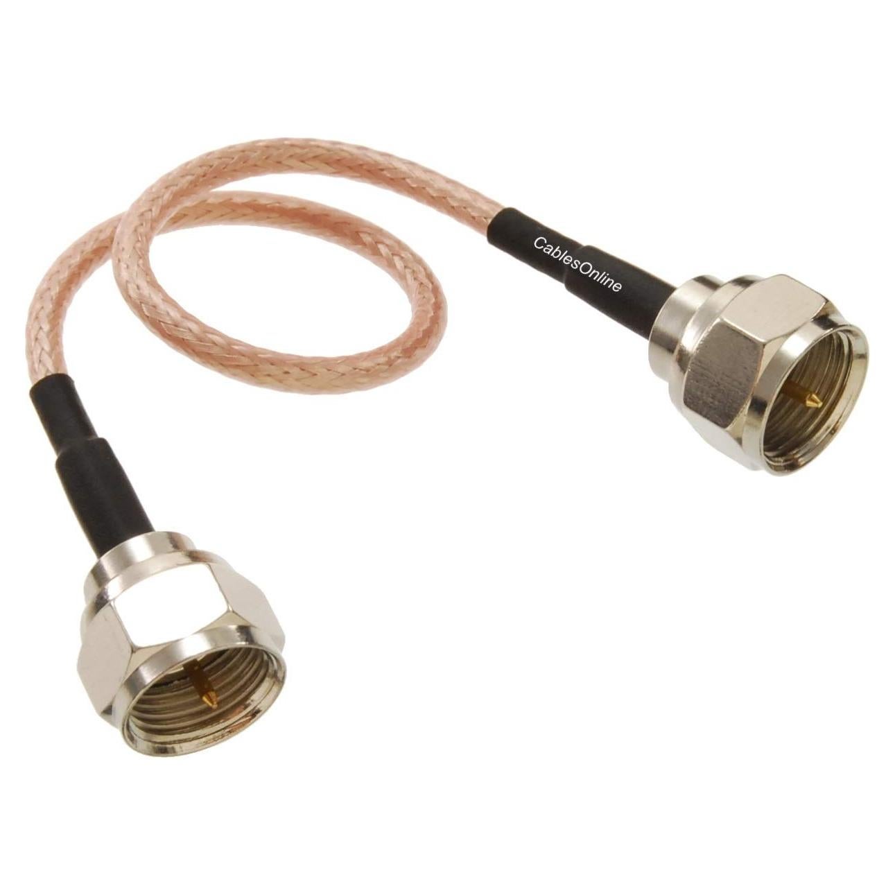 Cable Coaxial Slim CablesOnline RG179 75 Ohm 15.24 cm F-Type