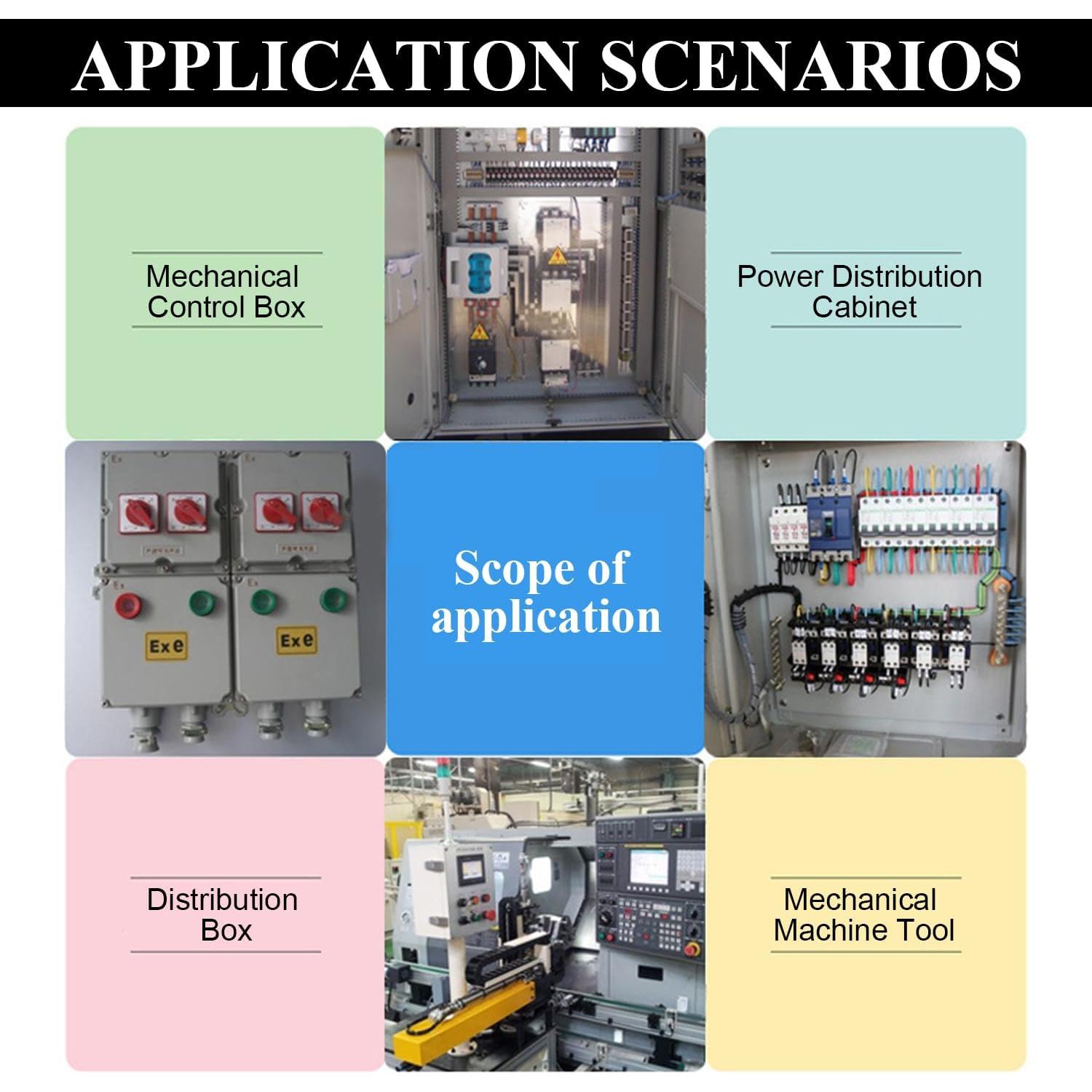 Juntas de Cable Fielect 4Pcs NPT 3/4" Nylon Impermeable 12-18mm