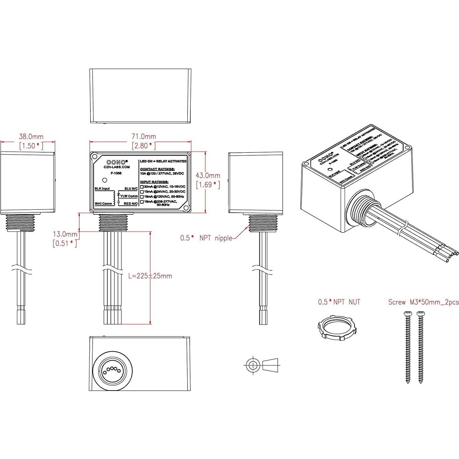 Módulo de Relé de Potencia SPDT 10A CZH-LABS 12V