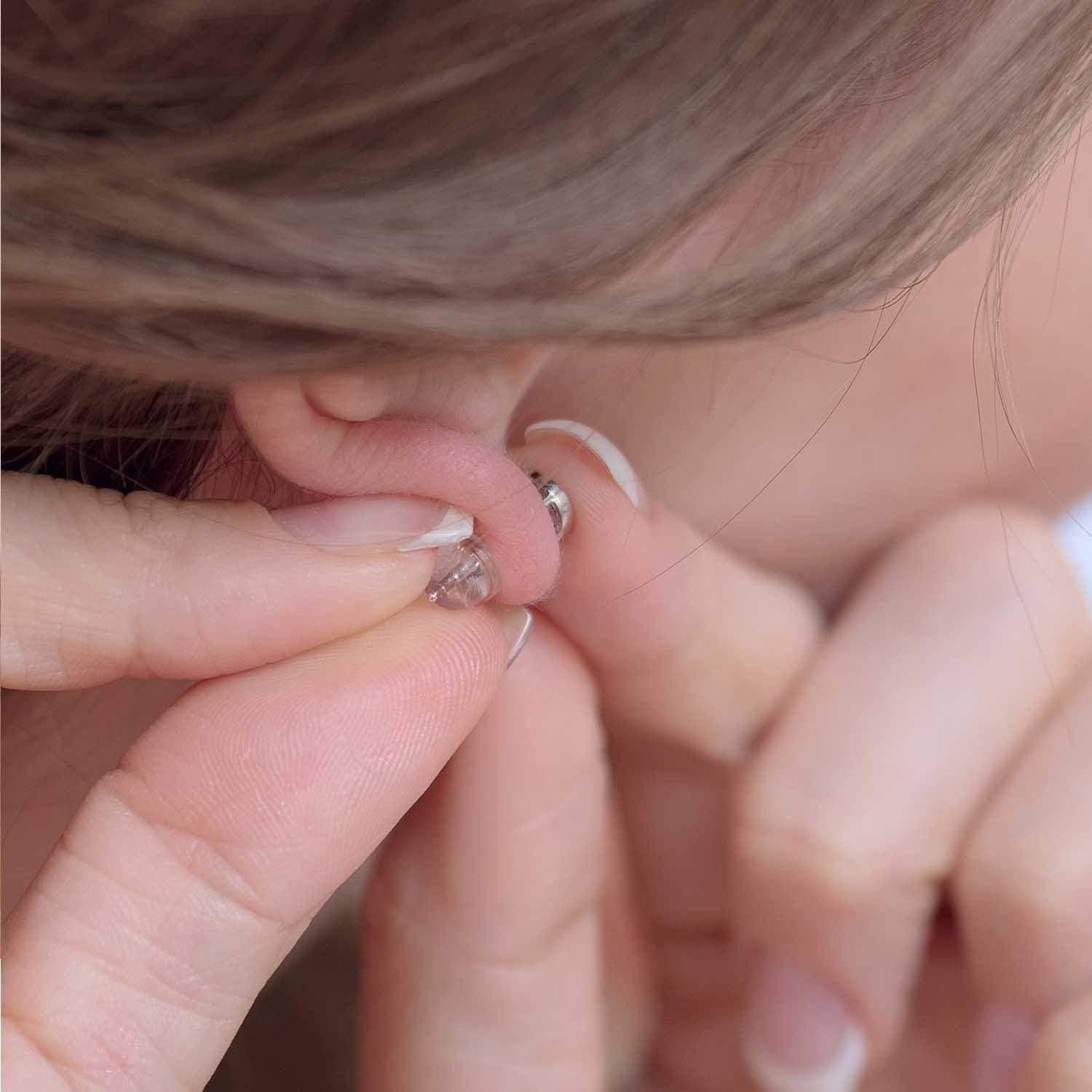 Soportes para Pendientes Universal EZback de Silicona - 1 Par