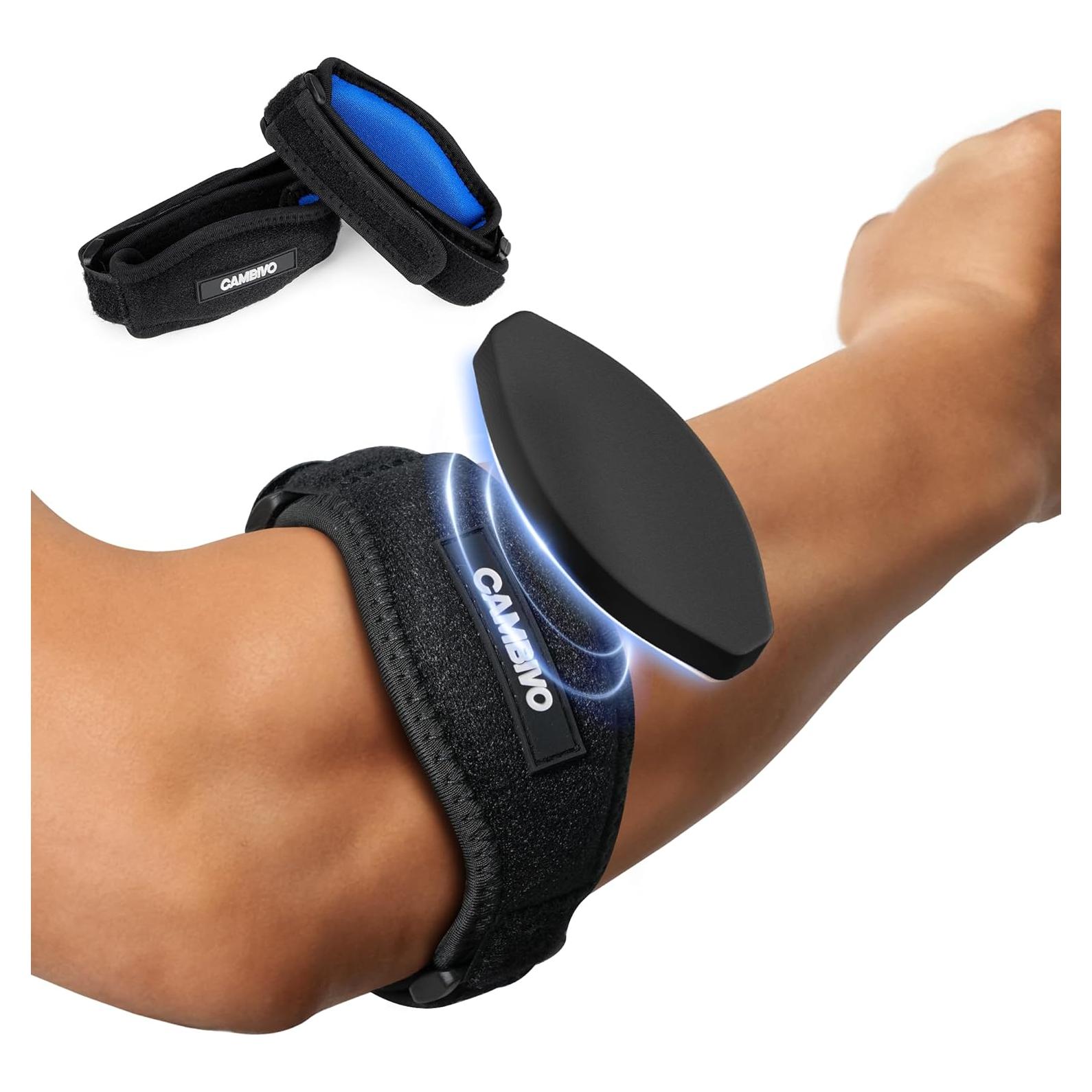 Faja para Codo CAMBIVO NS55 - Alivio Tendinitis y Dolor - Negro