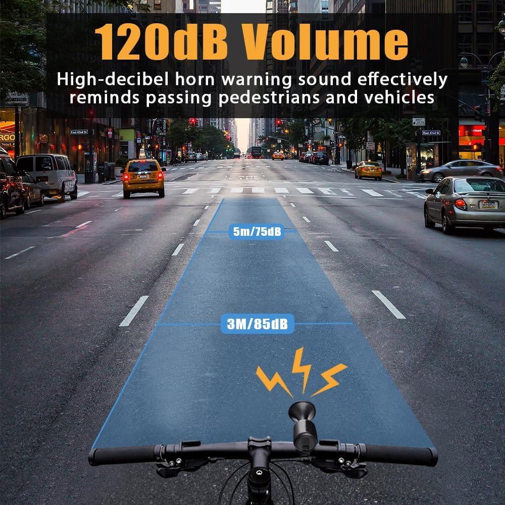 Timbre Eléctrico de Bicicleta LESOVI EH-2 PLUS 120dB IPX5