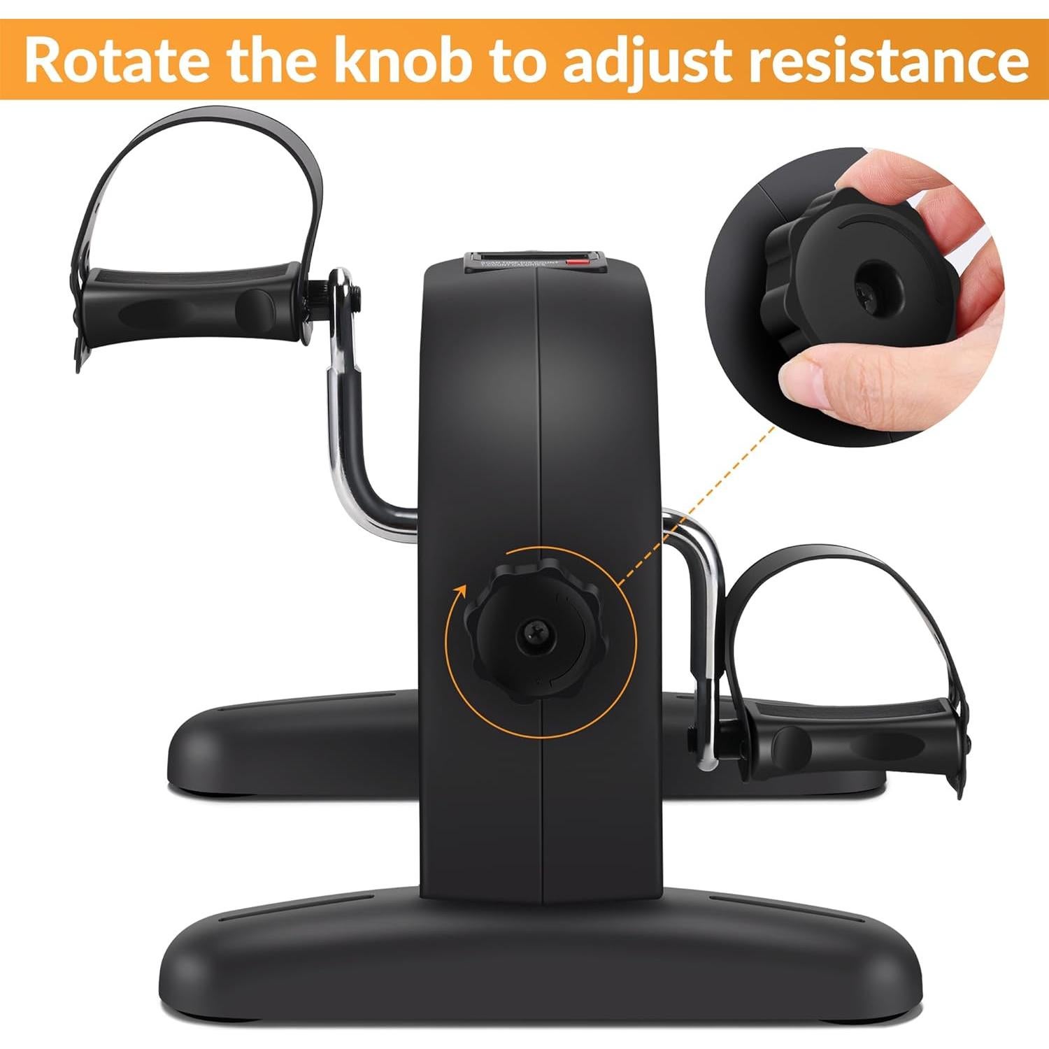 Bicicleta de Ejercicio RYGEO MC04 Compacta con Monitor LCD