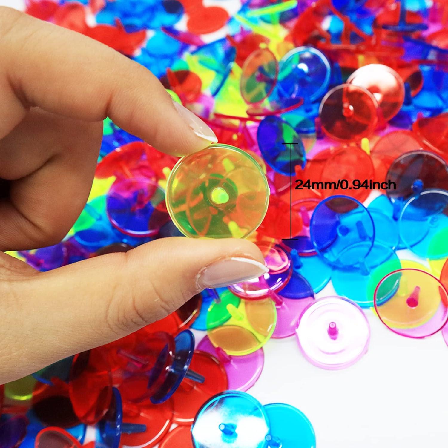 Marcadores de Pelotas de Golf VEASAERS 50 Pcs Multicolor 25mm