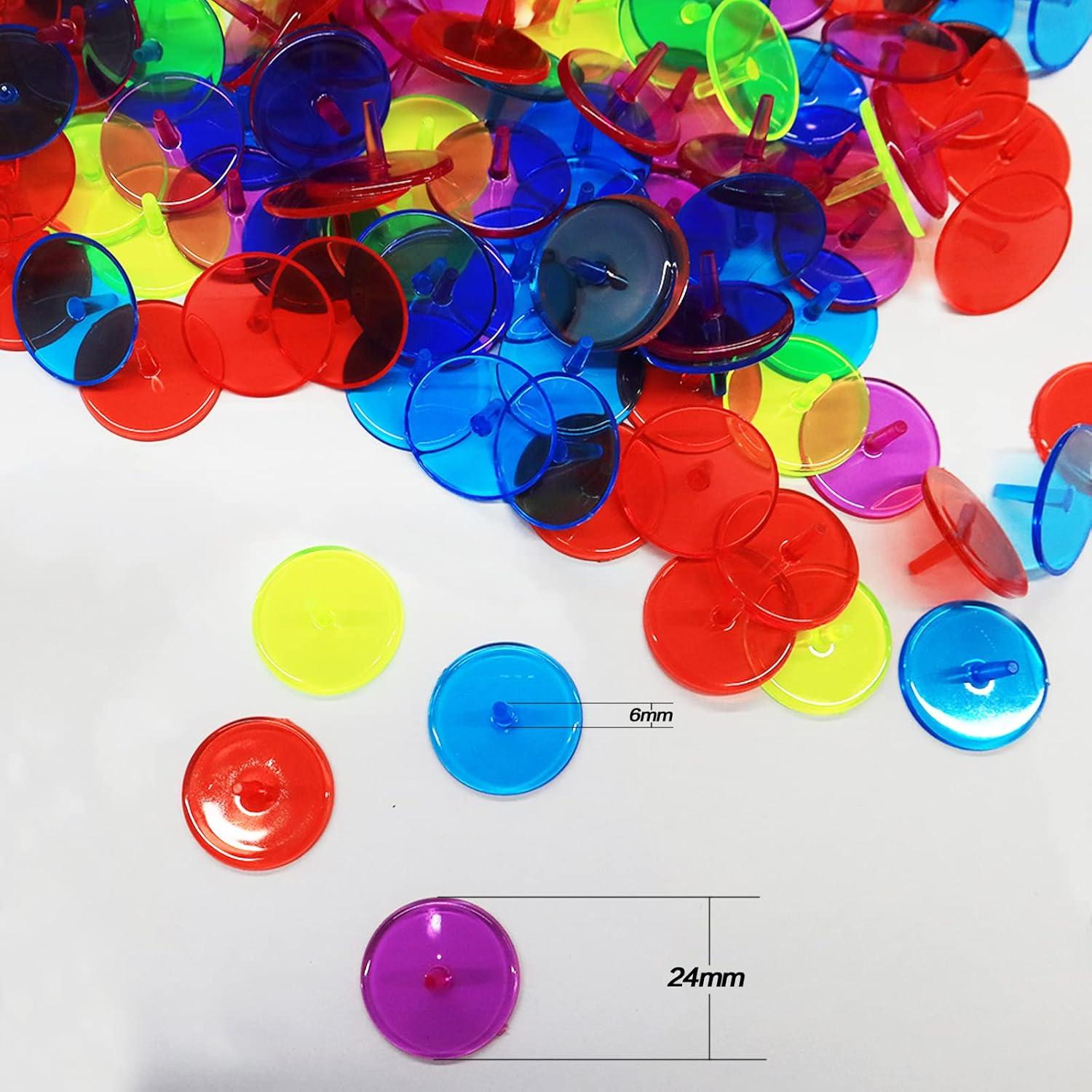 Marcadores de Pelotas de Golf VEASAERS 50 Pcs Multicolor 25mm