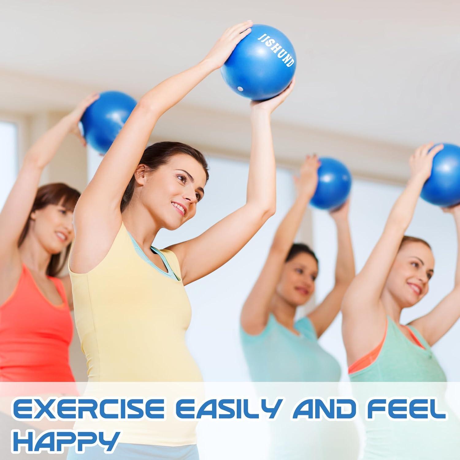 Pelota de Ejercicio Inflable jjshund 25cm PVC Azul