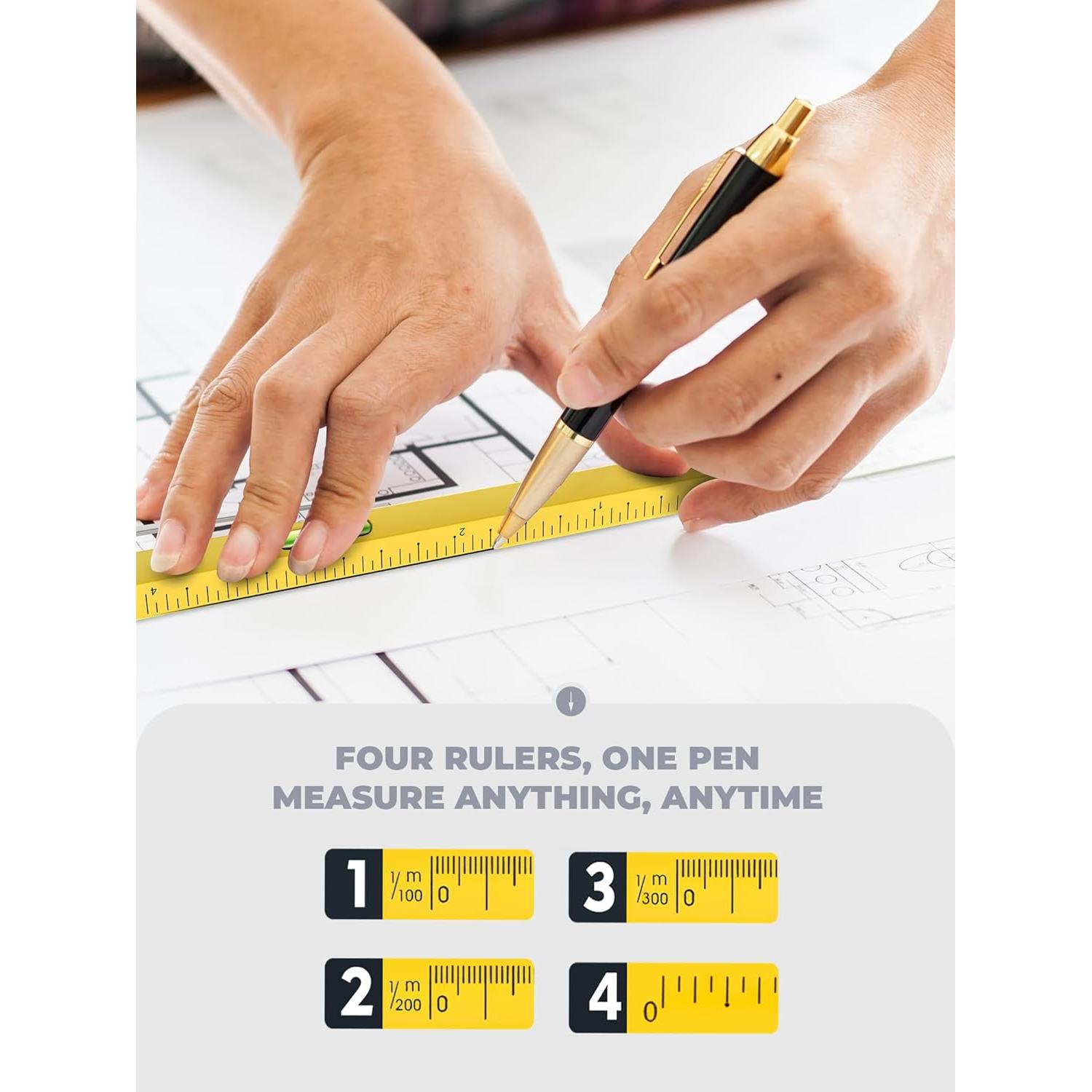 Bolígrafo Multiherramienta POCIONE 6 en 1 Amarillo EDC