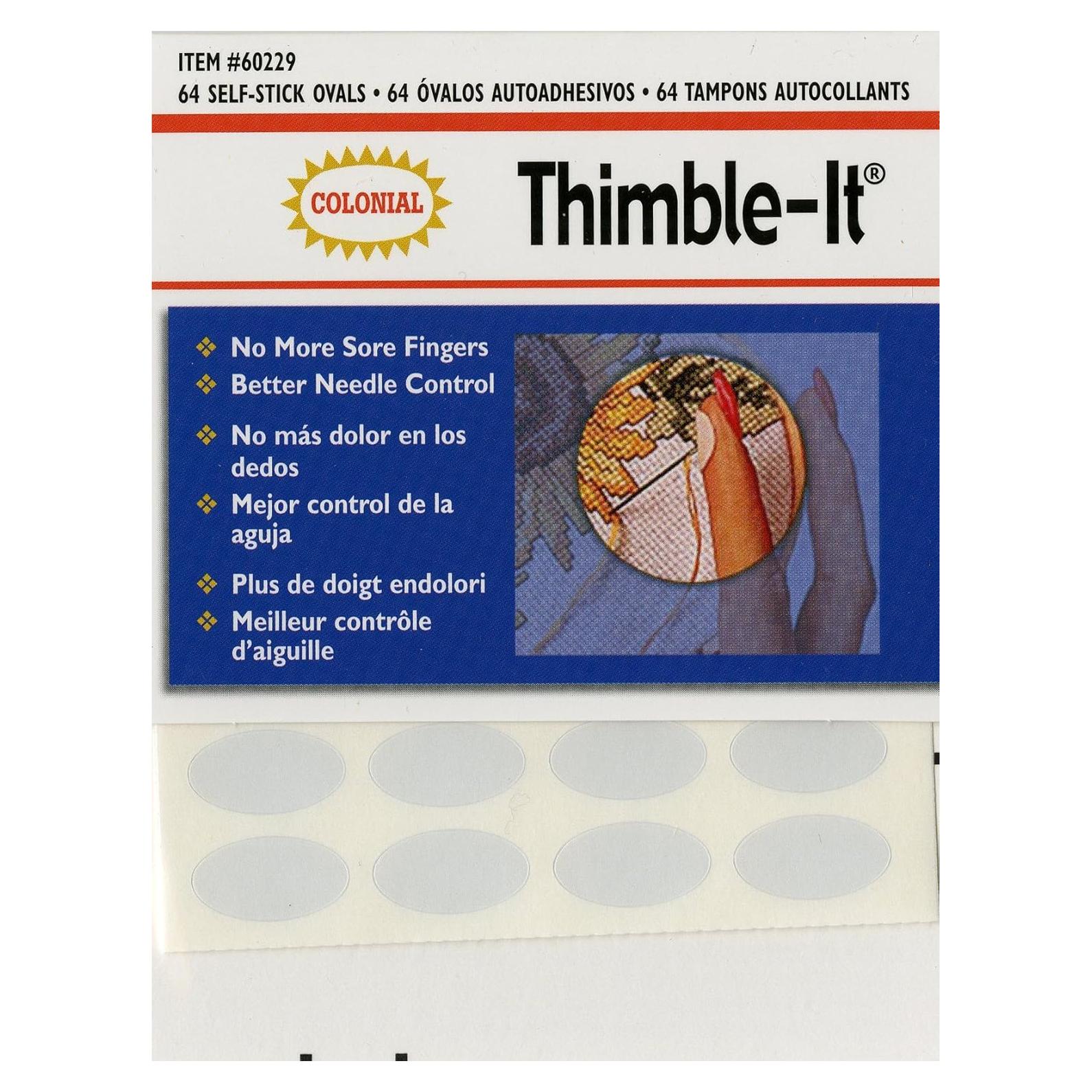 Almohadillas para Dedos Colorbok Thimble-It 64 Piezas