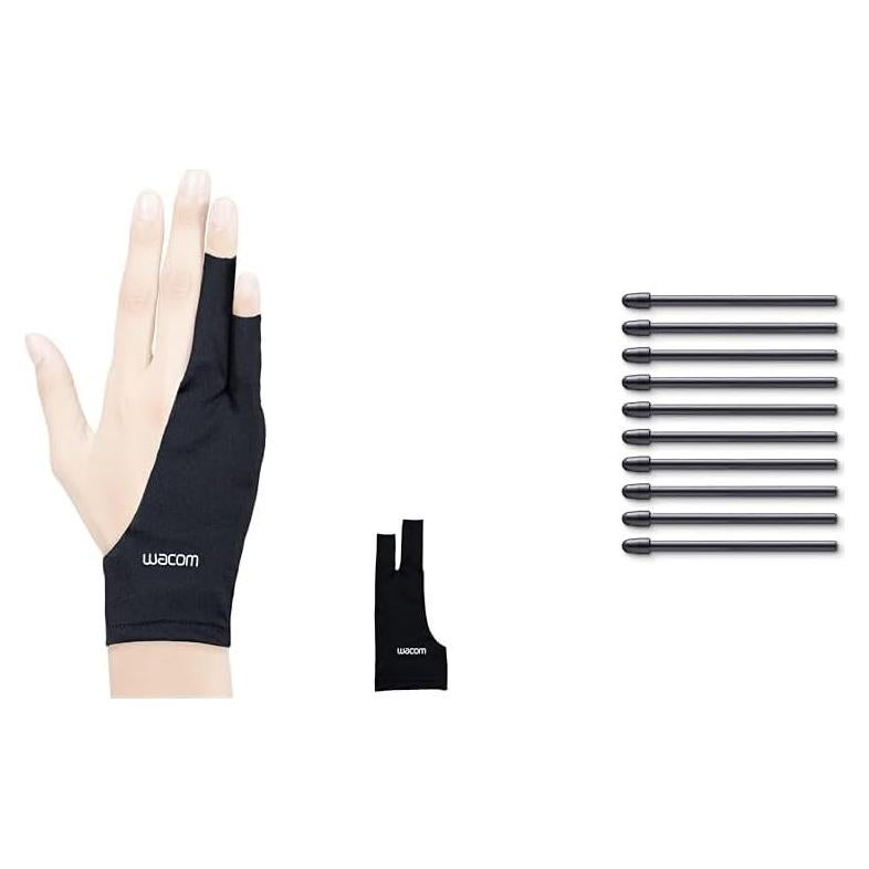 Guante de Dibujo Wacom Ecológico + 10 Puntas Pro Pen 2
