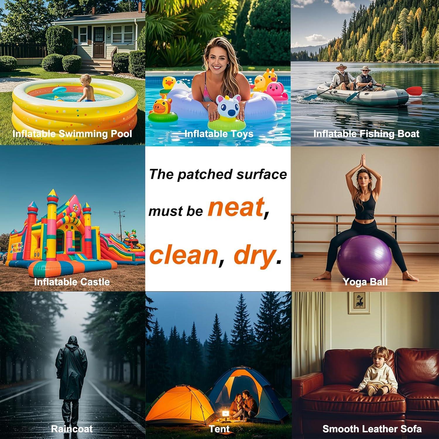 Kit de Reparación Inflable TPU Gudandyou 3.5m x 2.1m