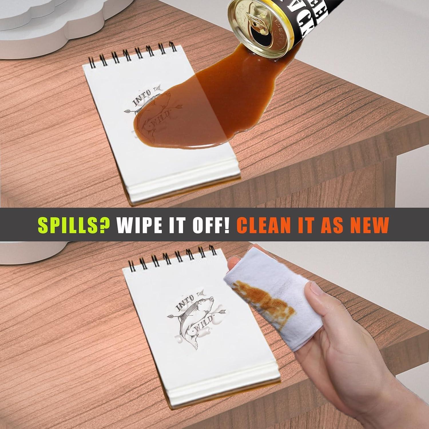 Cuaderno Impermeable WAFJAMF 3x5" Negro - Paquete de 2