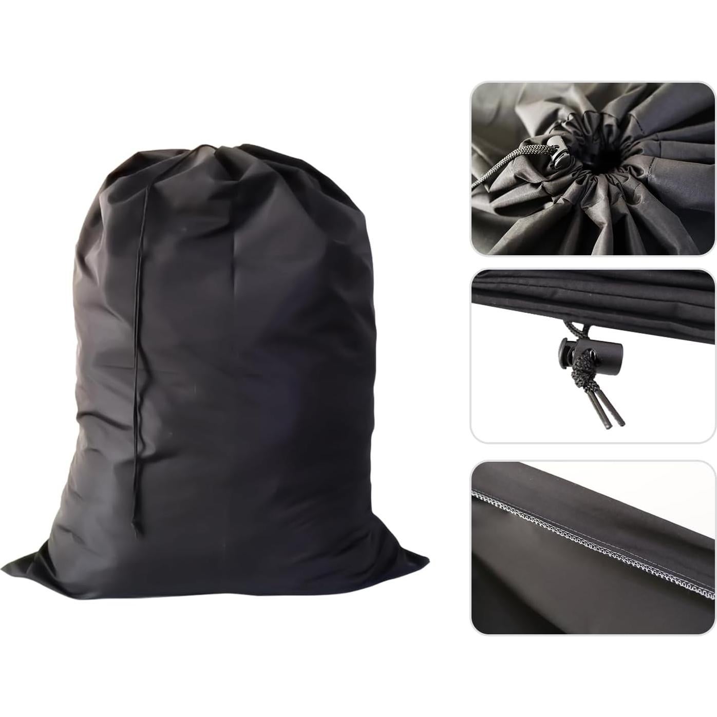 Bolsa de Lavandería YETHAN 12PCS Negra 76.2x101.6cm Plegable