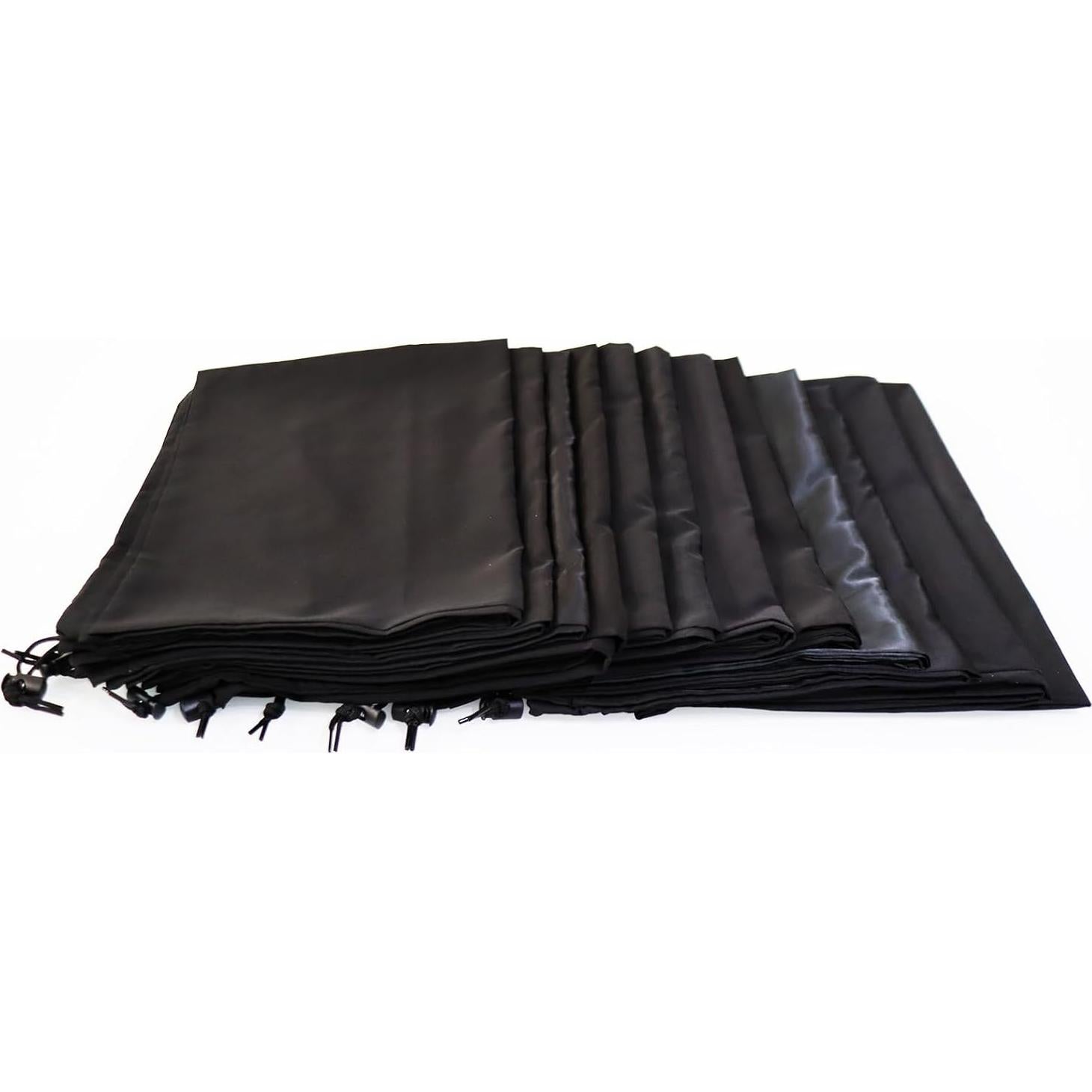 Bolsa de Lavandería YETHAN 12PCS Negra 76.2x101.6cm Plegable