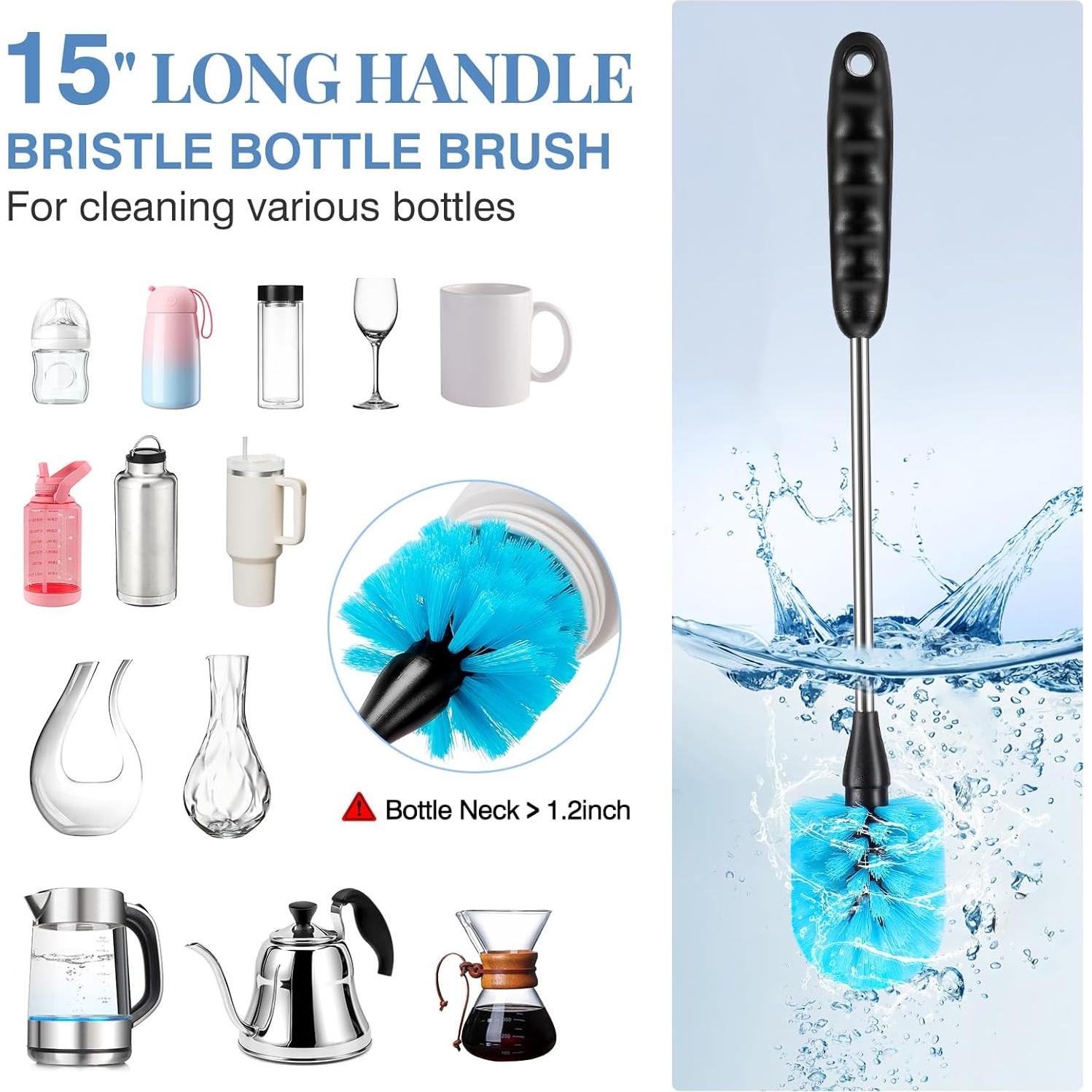 Juego de Cepillos de Limpieza UNIFUN 4 en 1 Acero Inoxidable