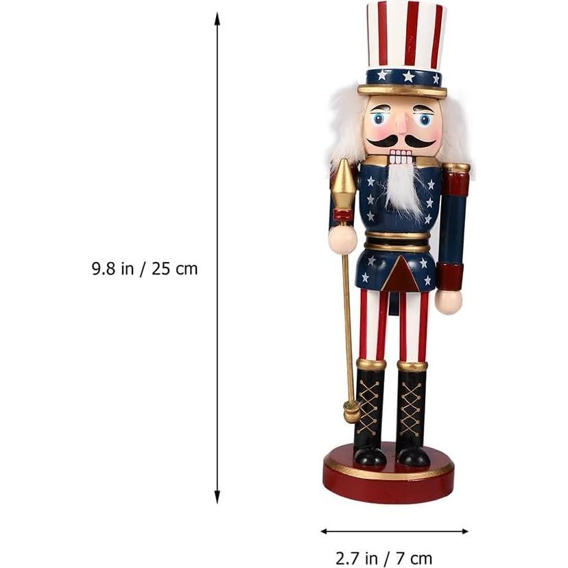 Figuras de Soldados Cascanueces de Madera Ciieeo 25 cm