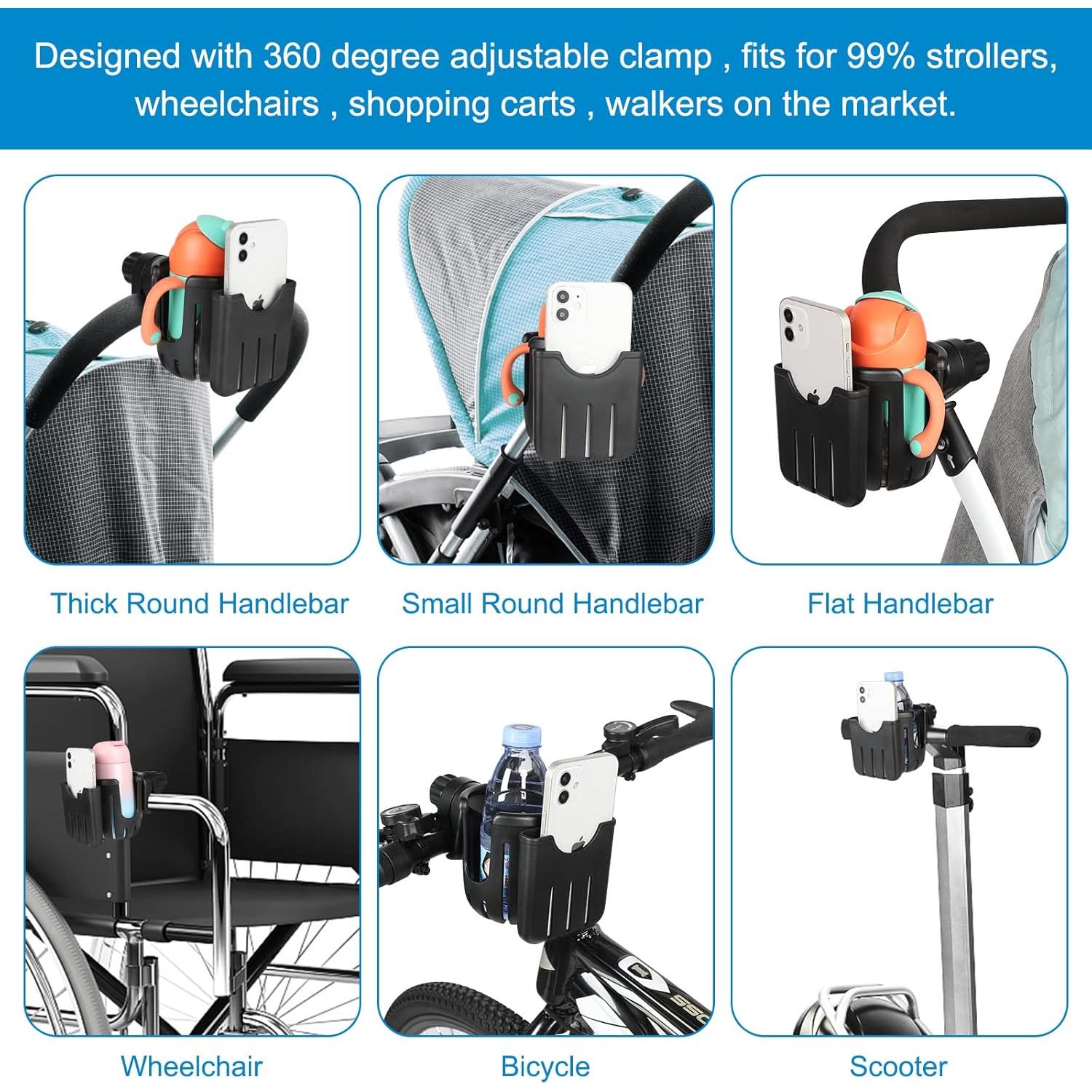 Soporte para Taza y Teléfono Accmor AC8362 Negro Universal