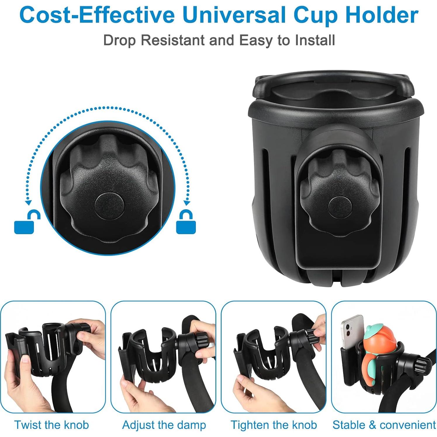 Soporte para Taza y Teléfono Accmor AC8362 Negro Universal