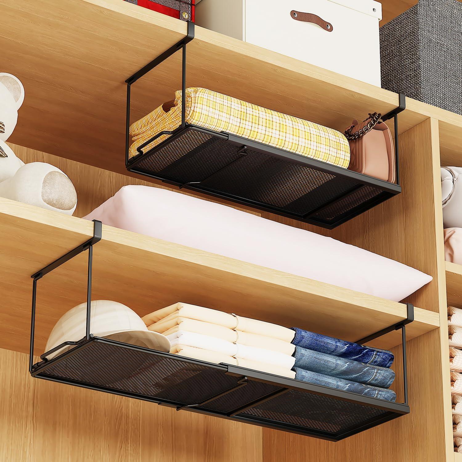 Organizador Expandible Bajo el Gabinete ROLIZOE Negro 68.6x16.5cm