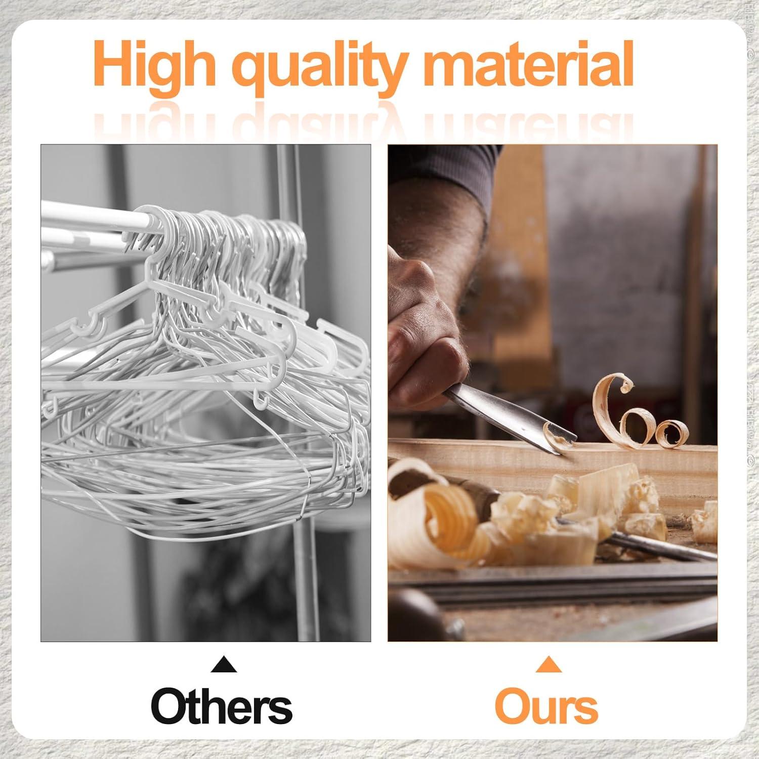 Perchas Antideslizantes x2 xbaiyanr 27.94 cm 360° para Closet