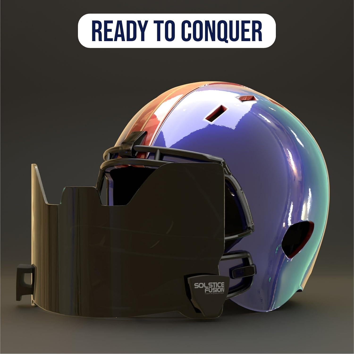 Visera de Fútbol Solstice Fusion FV-111 Antivaho UV Resistente