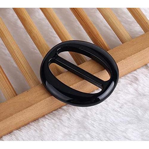 6 Clips de Bufanda de Plástico Ovalados XINGZI - 3cm, 4cm, 5cm