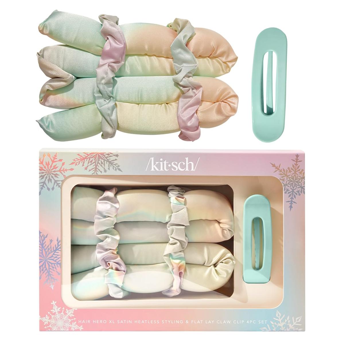 Rizador Sin Calor Kitsch Holiday XL Aura - Set 4 Piezas