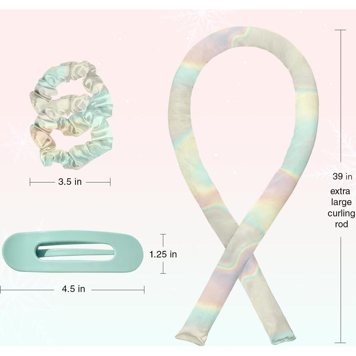 Rizador Sin Calor Kitsch Holiday XL Aura - Set 4 Piezas