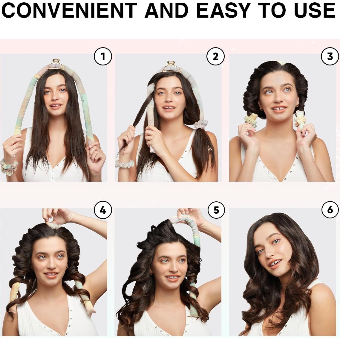 Rizador Sin Calor Kitsch Holiday XL Aura - Set 4 Piezas