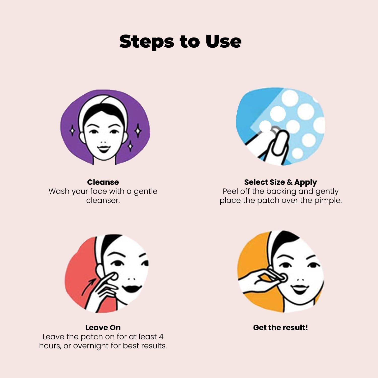 Parches Hidrocoloides RoselynBoutique para Granitos - 30 Unidades