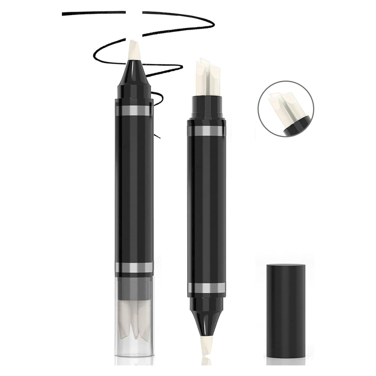 2 Pcs Bolígrafos Removedores de Maquillaje Reutilizables