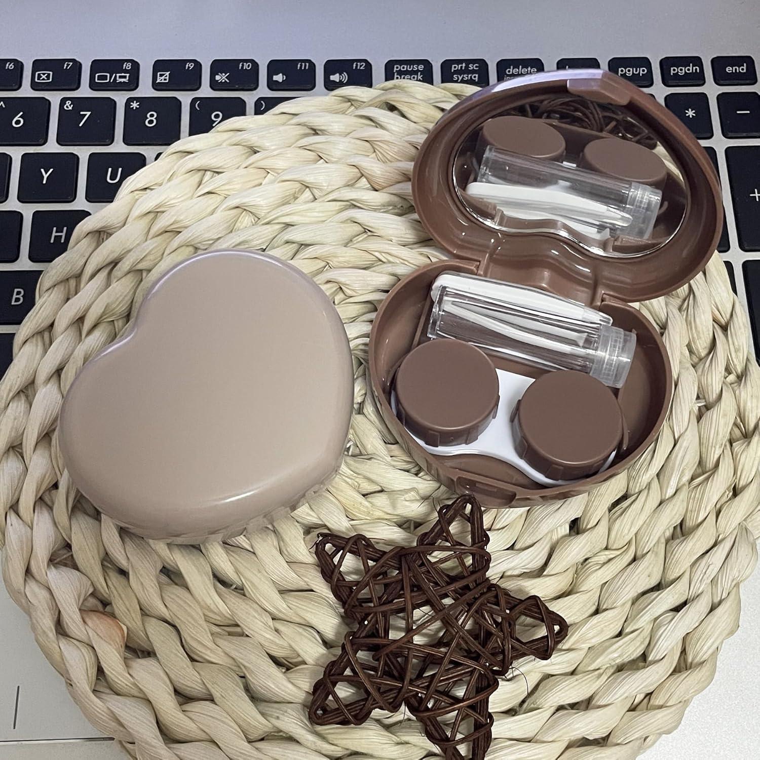 Estuche de Lentes de Contacto Howinn 2 Piezas con Accesorios