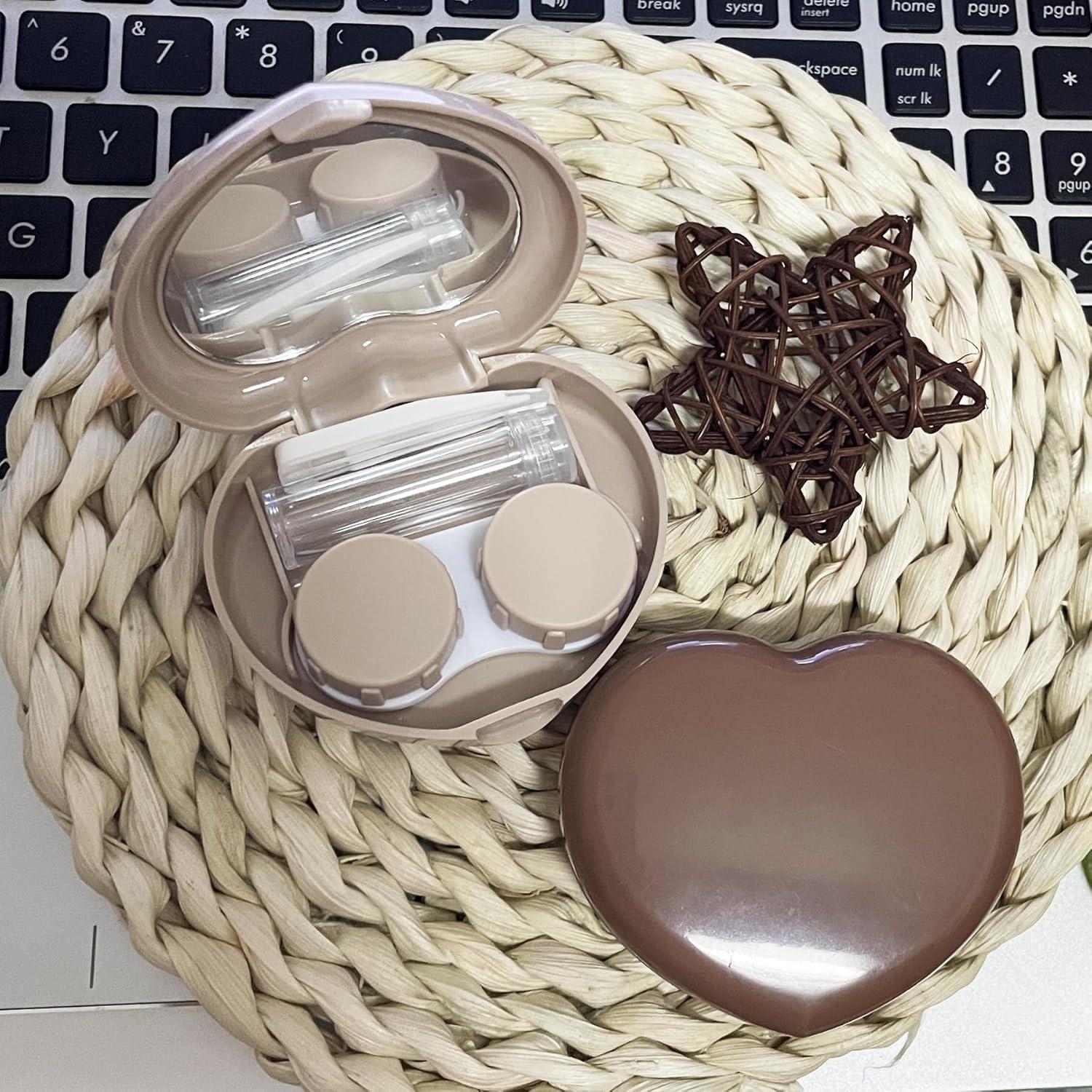 Estuche de Lentes de Contacto Howinn 2 Piezas con Accesorios