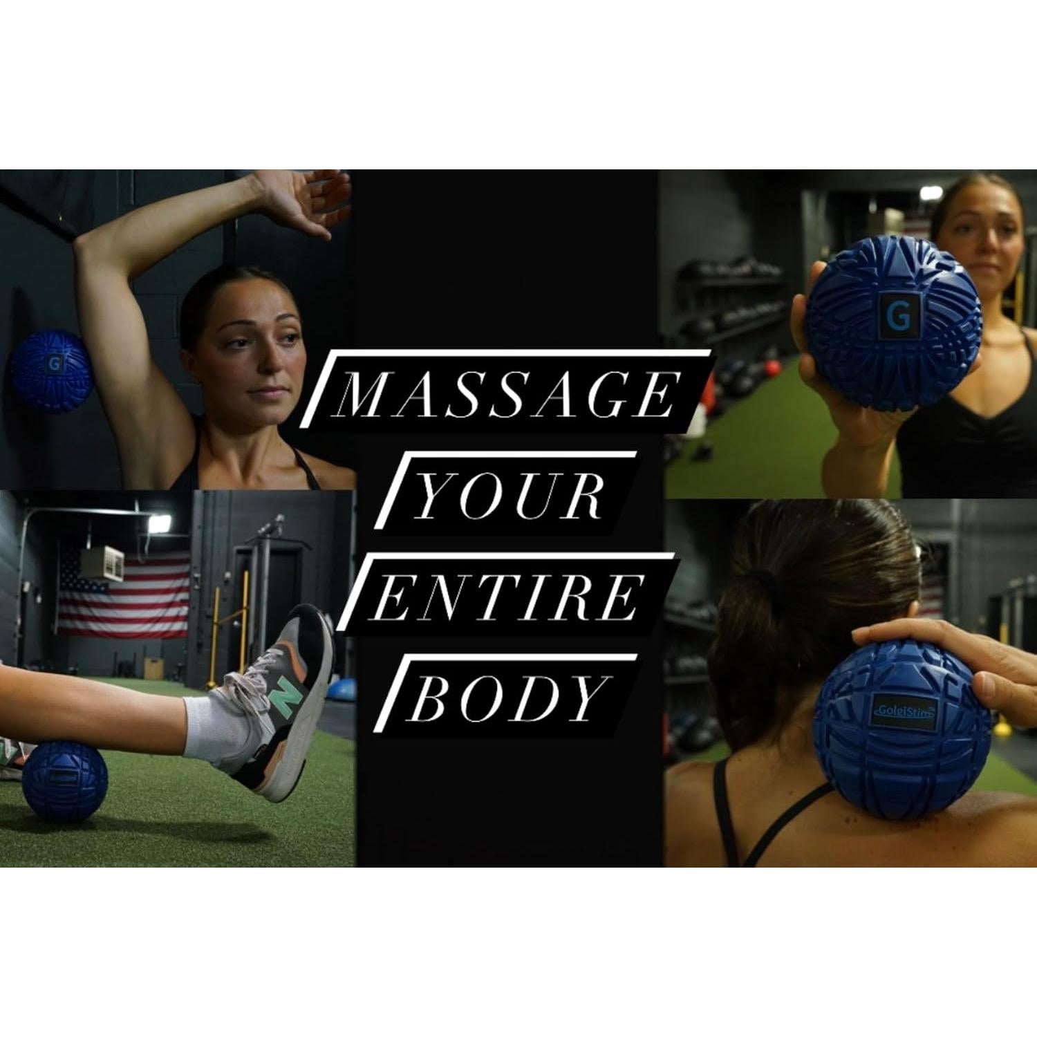 Bola de Masaje de Punto Gatillo GolgiStim 12 cm Azul