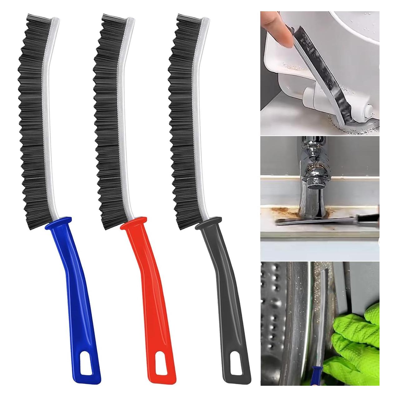 Cepillo de Limpieza de Ranuras XANGNIER 3 Pcs Cerdas Duras