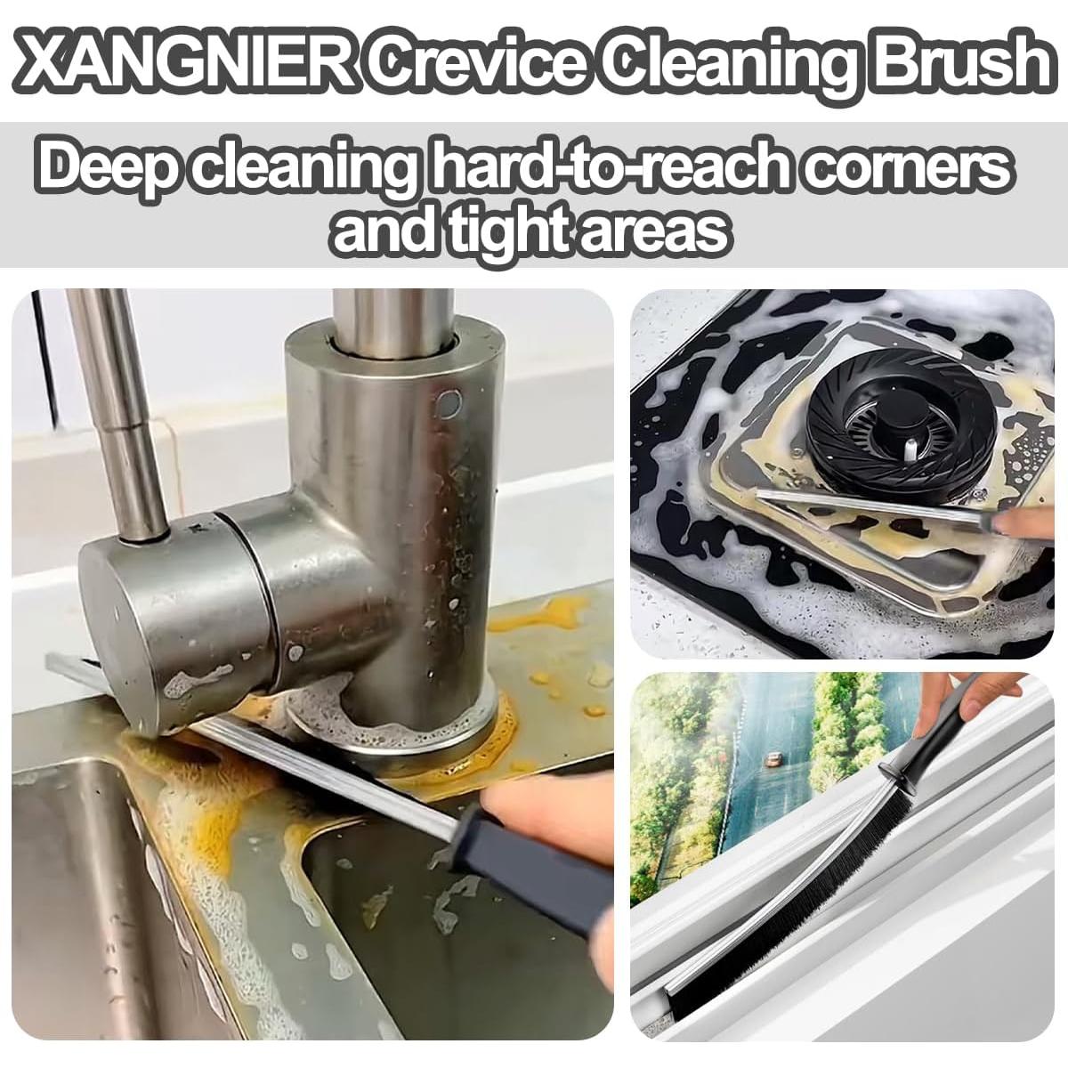 Cepillo de Limpieza de Ranuras XANGNIER 3 Pcs Cerdas Duras