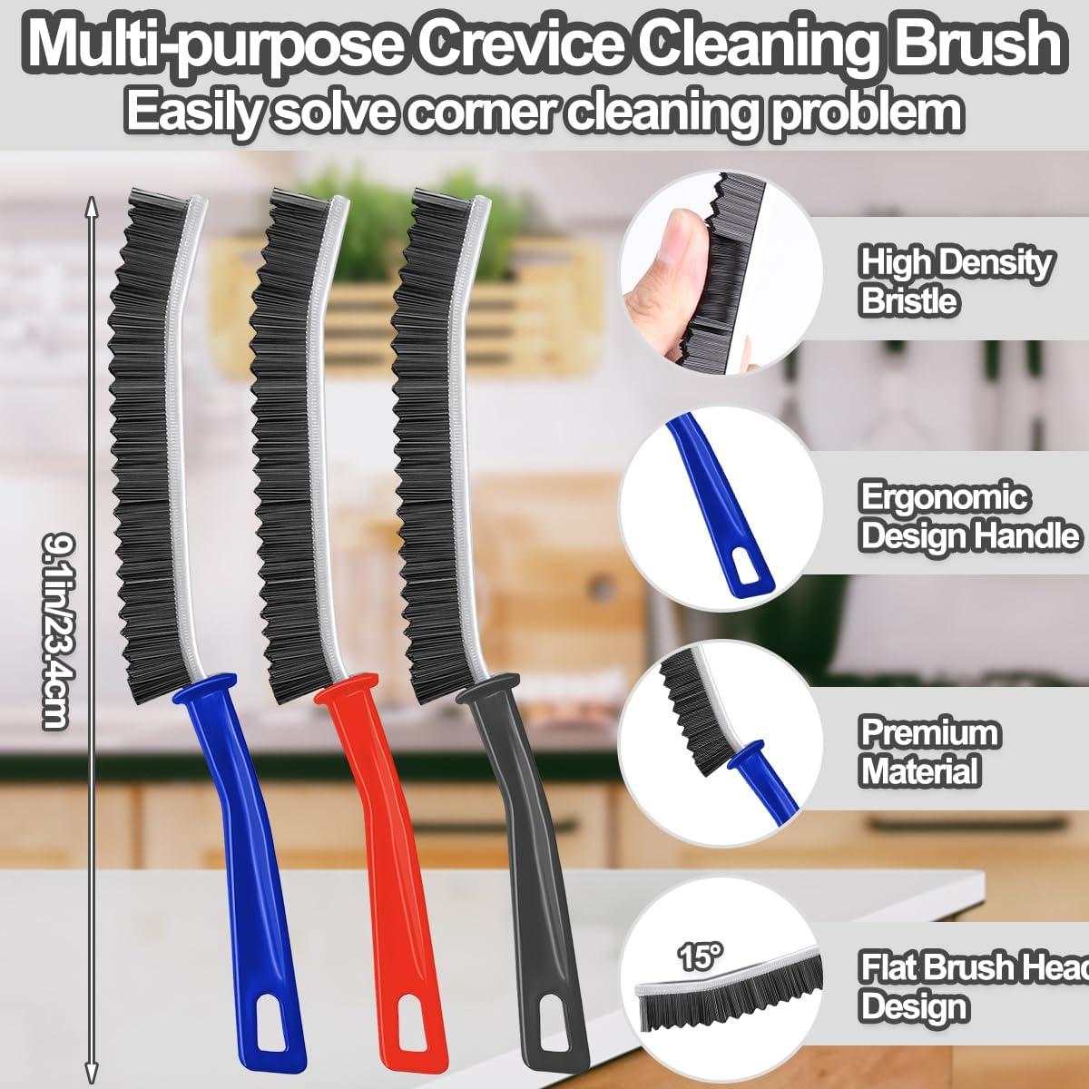 Cepillo de Limpieza de Ranuras XANGNIER 3 Pcs Cerdas Duras