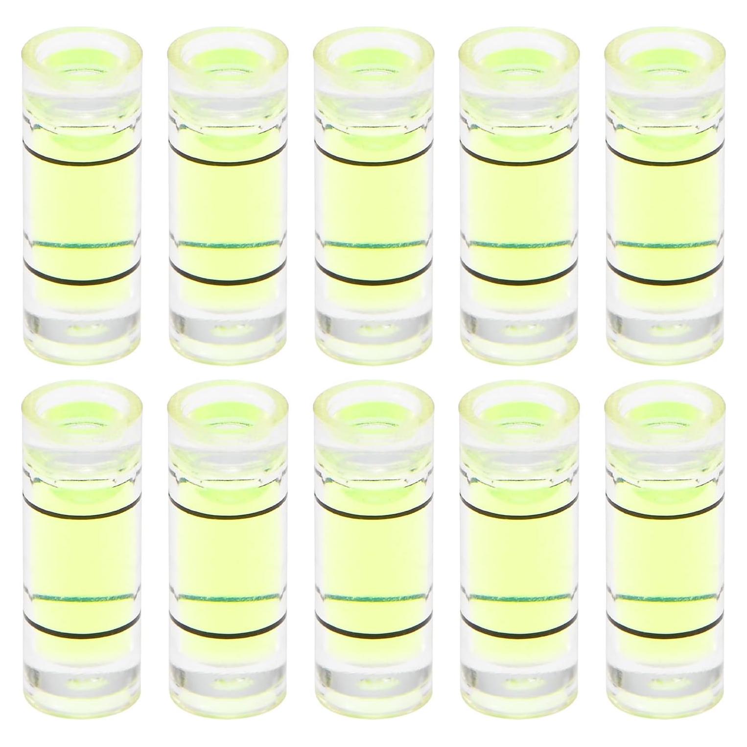 Niveles de Burbuja Cilíndricos HARFINGTON 10pcs 4.5x12mm