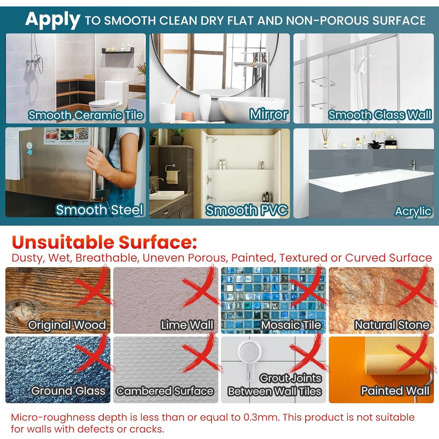 Soporte para Jabón TAILI con Ventosa Azul, Doble Plato, Sin Taladrar