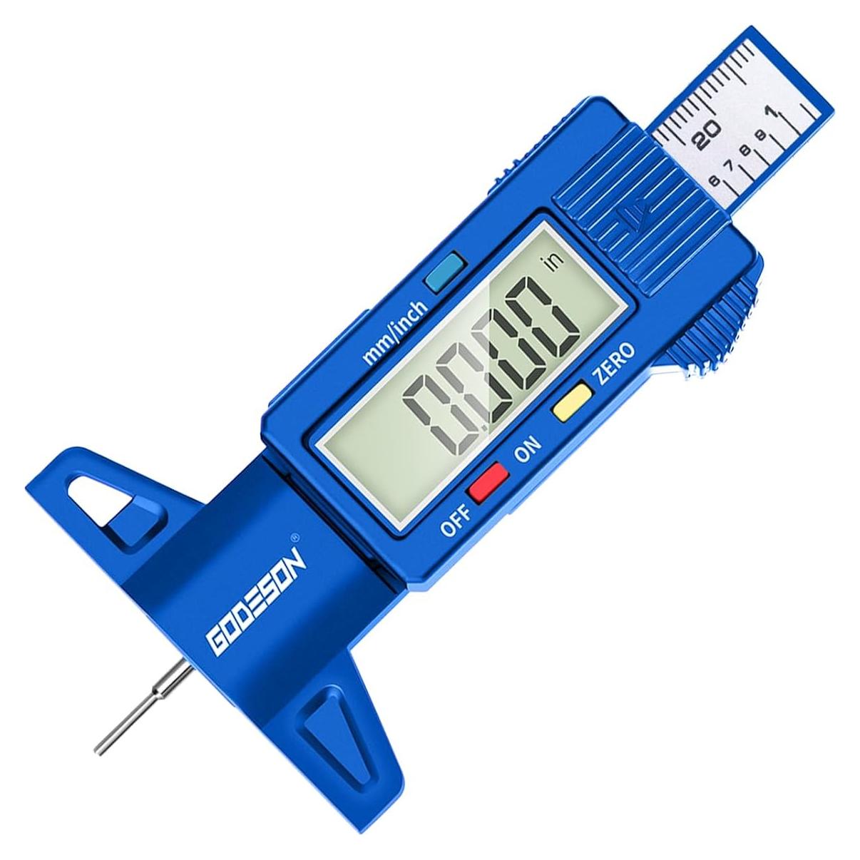 Medidor Digital de Profundidad de Banda GODESON 25.4 mm LCD