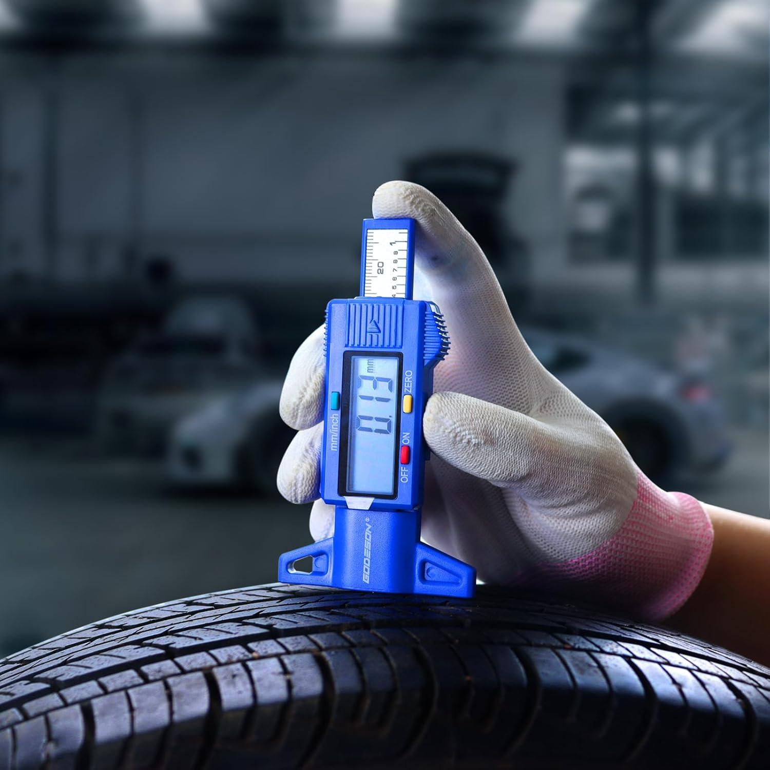 Medidor Digital de Profundidad de Banda GODESON 25.4 mm LCD