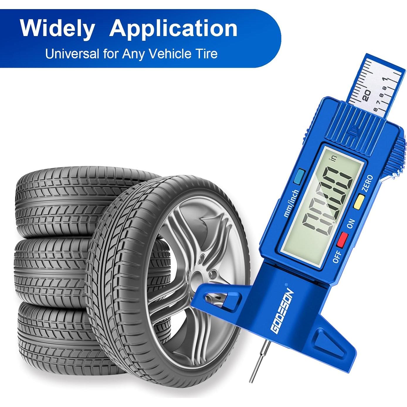 Medidor Digital de Profundidad de Banda GODESON 25.4 mm LCD