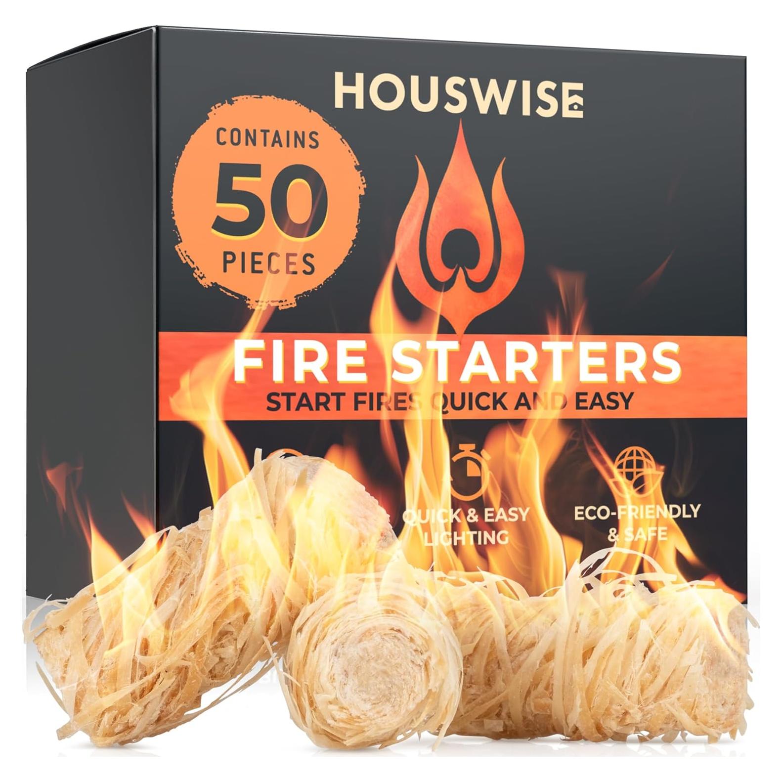 Encendedores de Fuego Naturales Furmia 50 Piezas Ecológicos