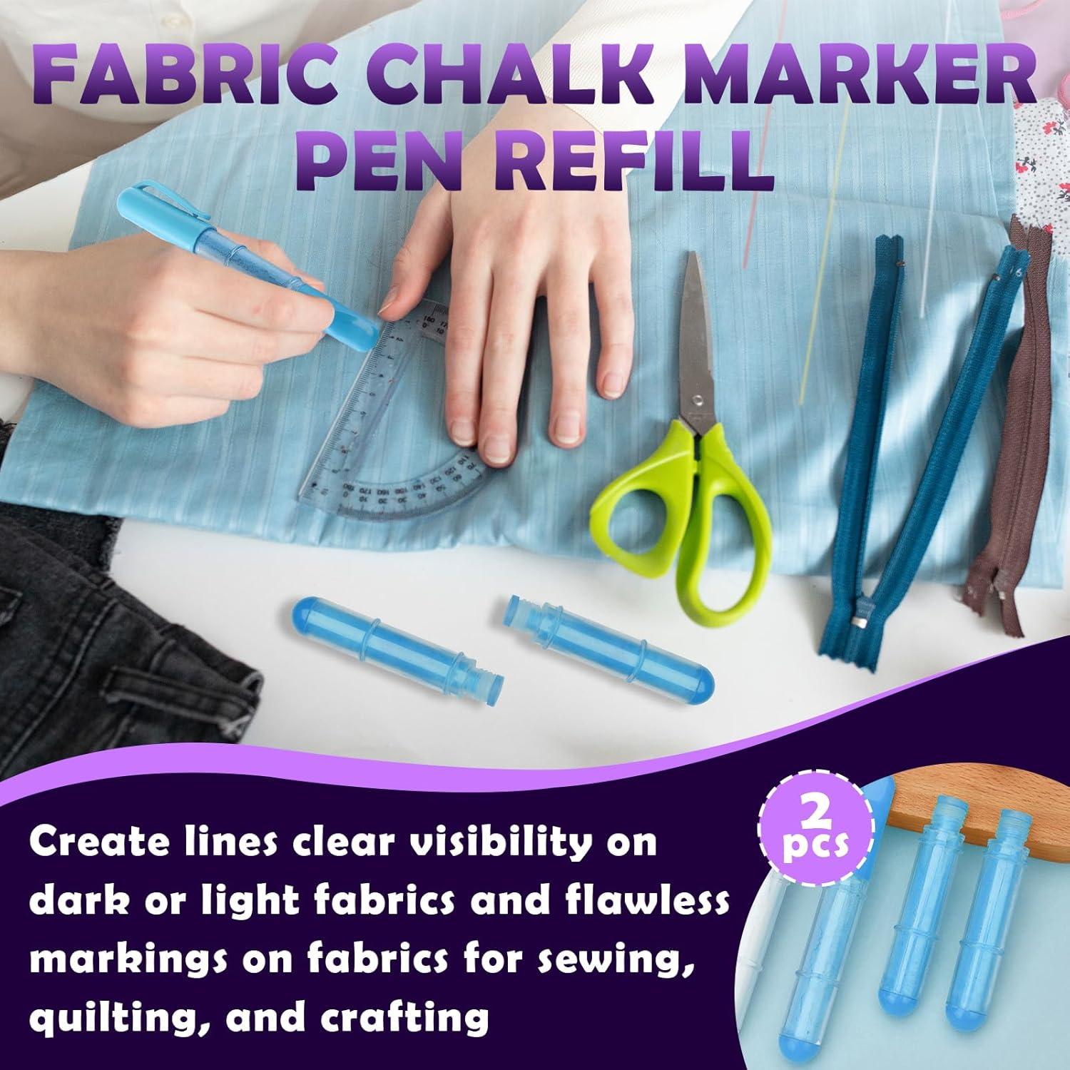 Juego de 2 Recargas de Tiza de Costura Azul Chaseroad