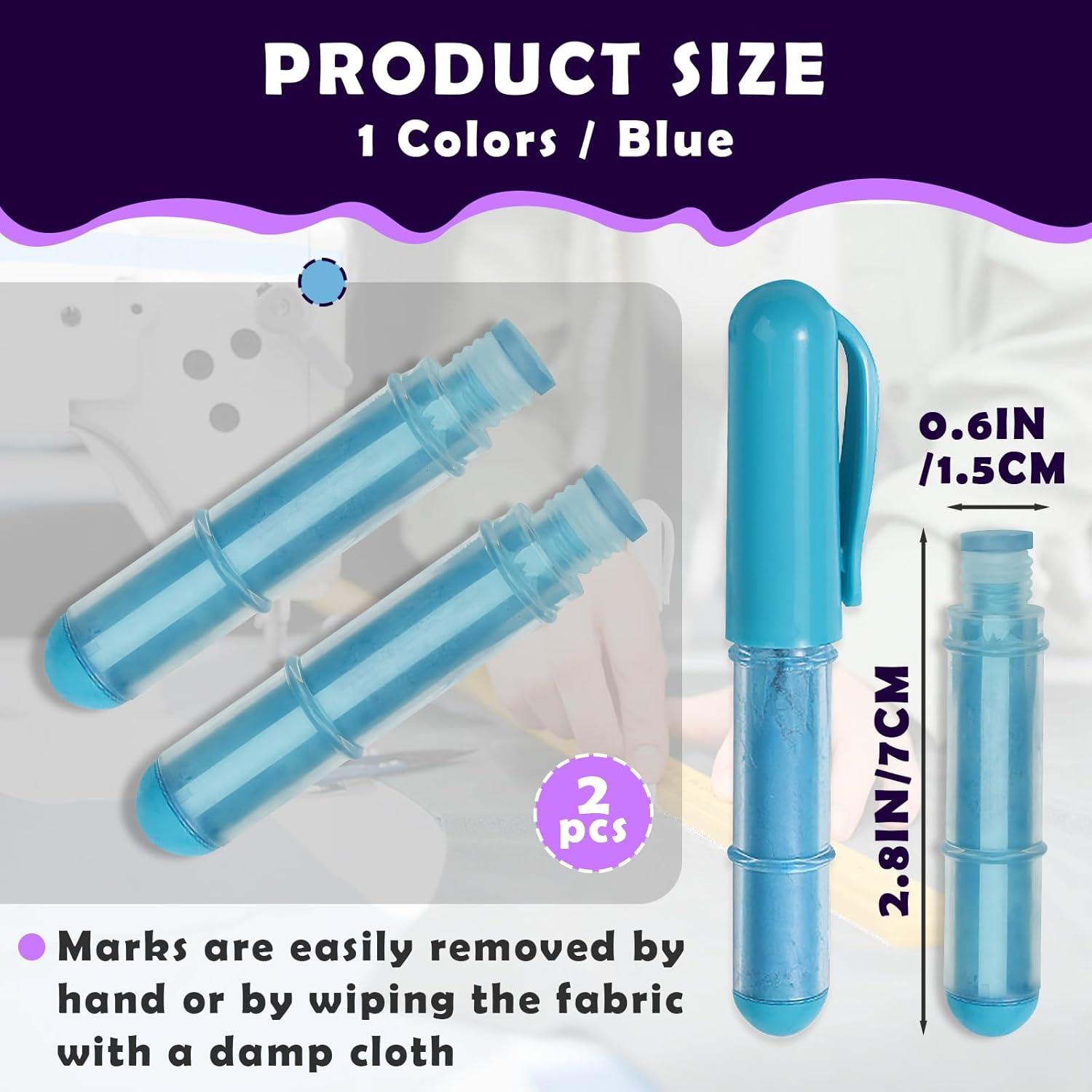 Juego de 2 Recargas de Tiza de Costura Azul Chaseroad