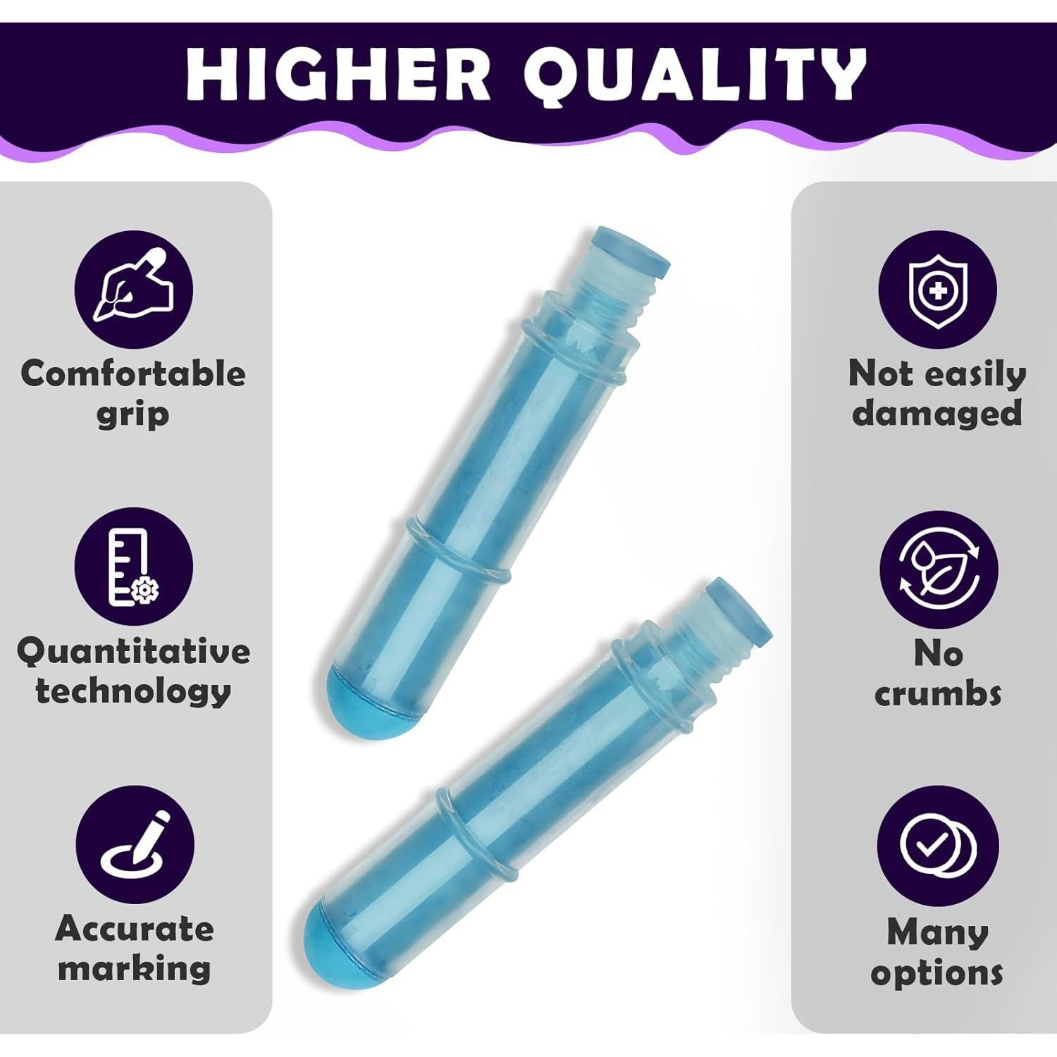 Juego de 2 Recargas de Tiza de Costura Azul Chaseroad